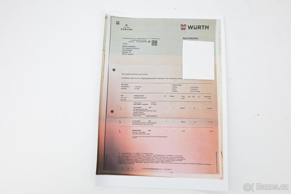 Würth ASS 18 1/2 palce COMPACT M-CUBE + 1x aku 5Ah - 5