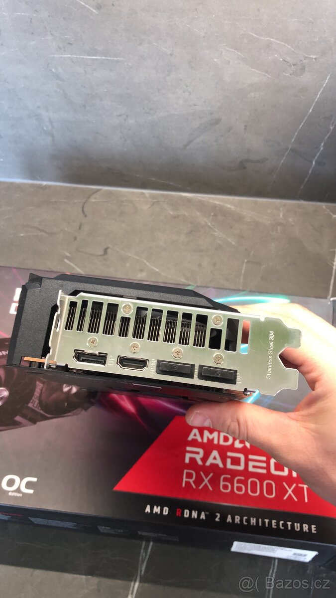 Prodám GPU ASUS ROG Strix Radeon RX 6600 XT 8GB - 5