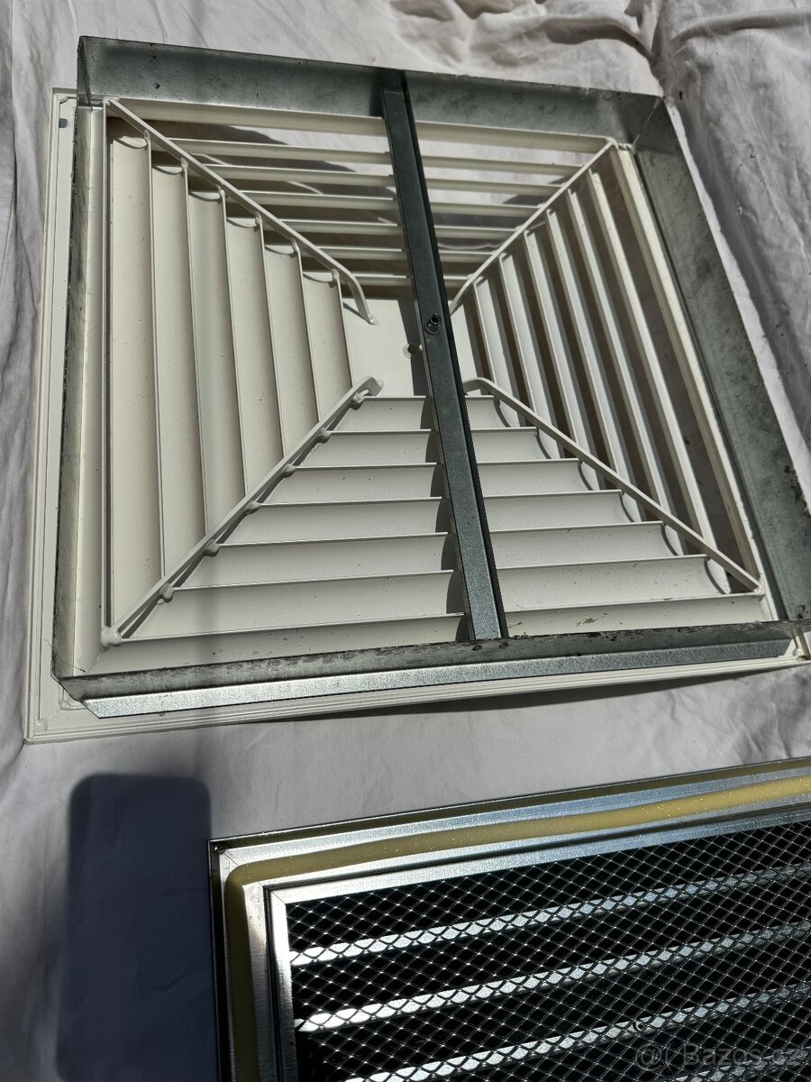 Proti dešťová žaluzie větrací mřížka 2x viz foto - 5