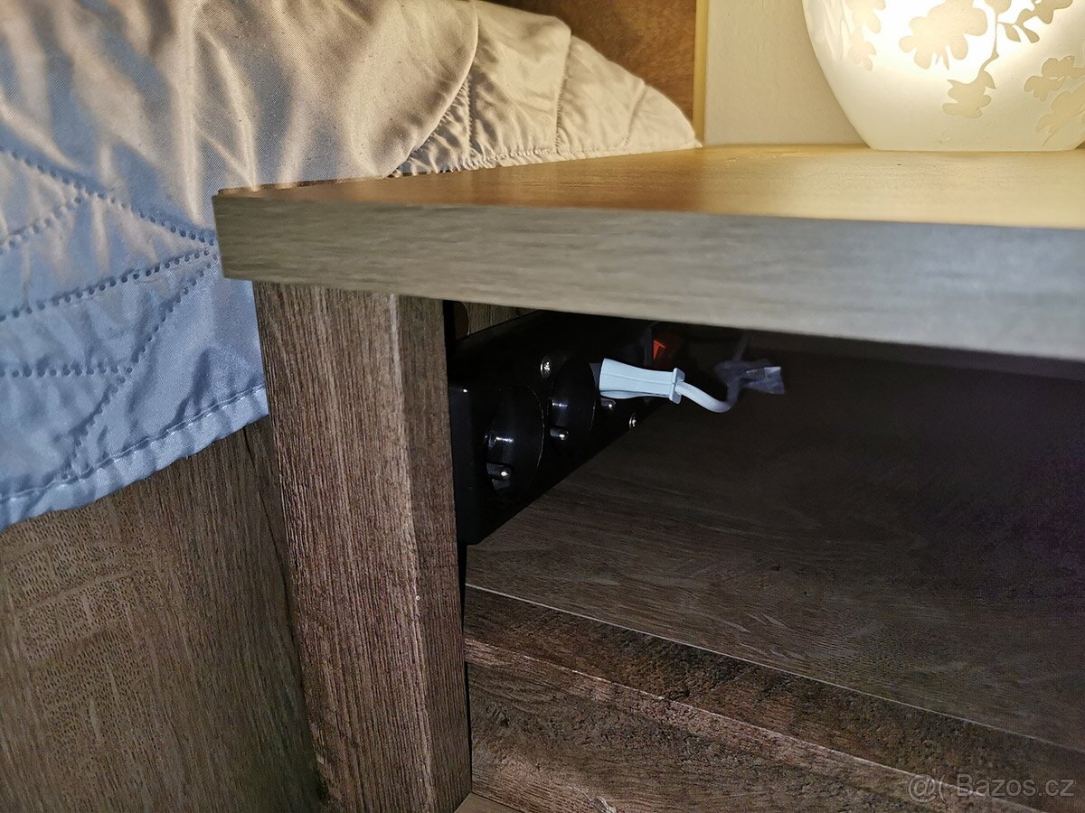 Moderní ložnice, barva tmavý dub - 5