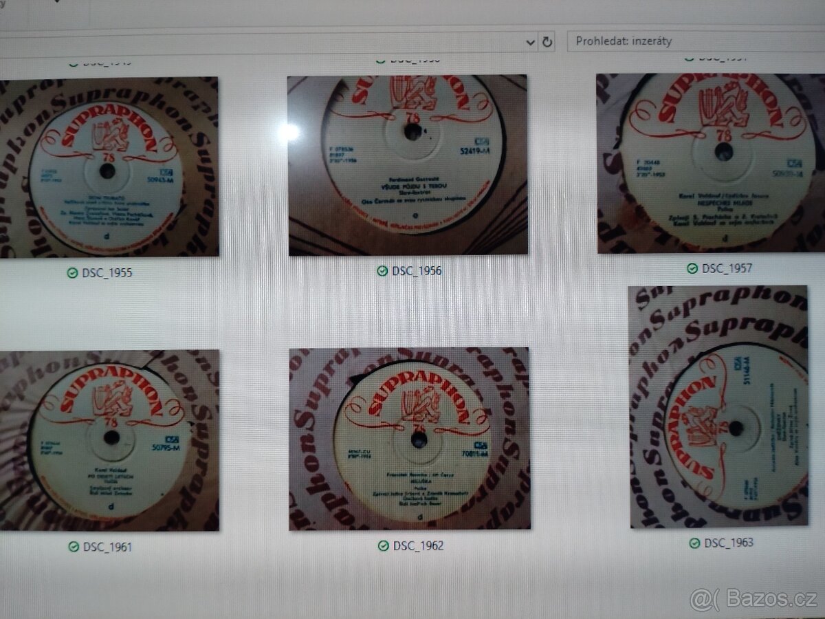Staré gramodesky 78ot. - 5