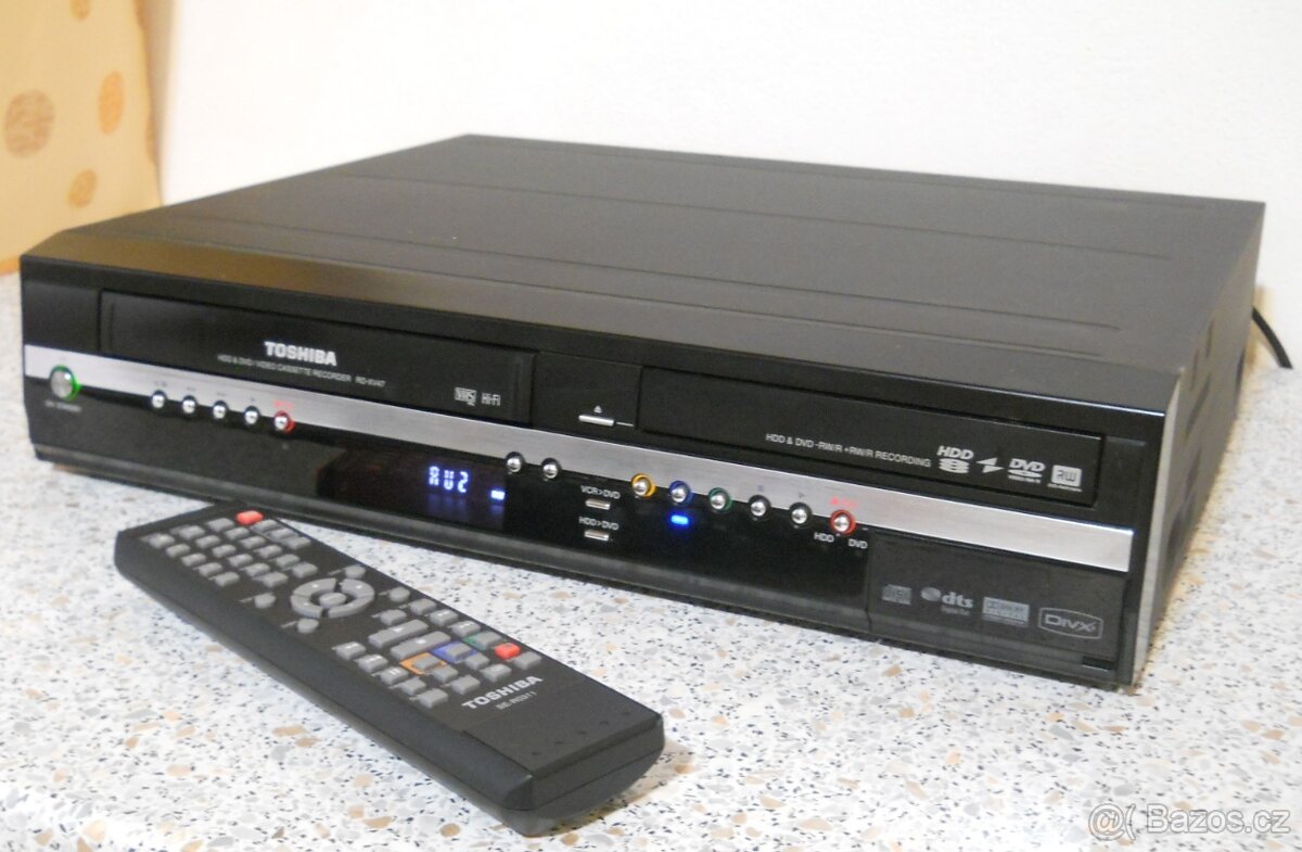 VHS-HDD-DVD rekordér Toshiba RD-XV45 - 5