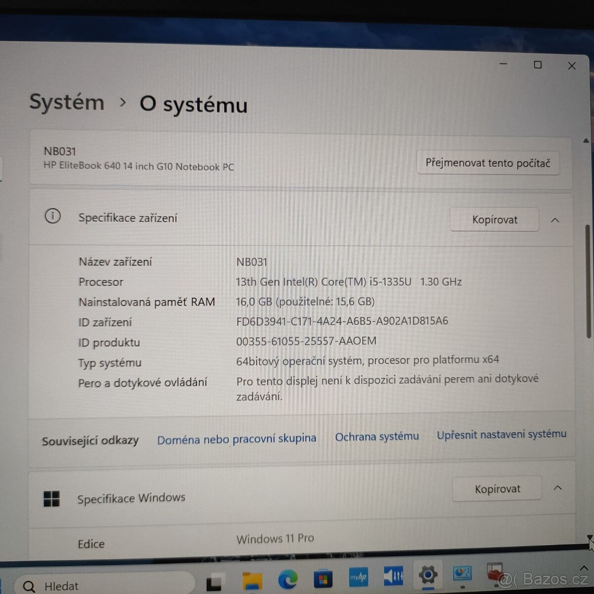 HP EliteBook640 G10-14"IPS FHD/ 512GB SSD/ 16GB RAM/Iris Xe - 5