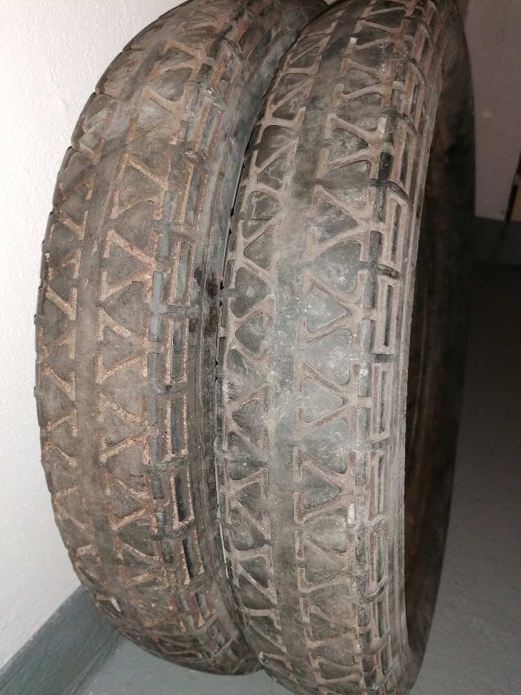 falcové ráfky + falcové pneumatiky 25x3,85 - 5