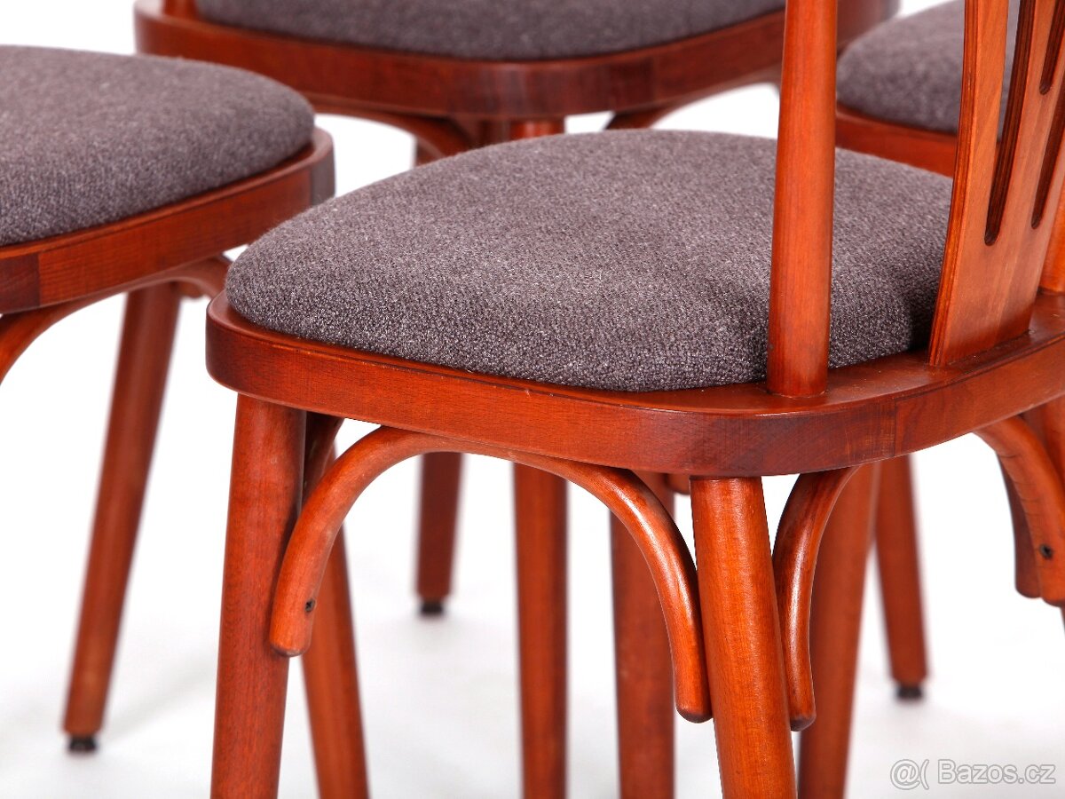 4x těžké masivní židle po přečalounění. - 5