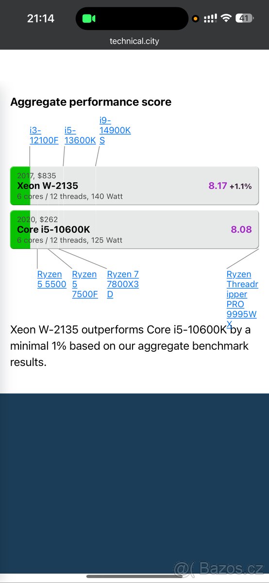 herní PC – Xeon W-2135 / RTX 4060 / 32 GB RAM / 1 TB ssd - 5