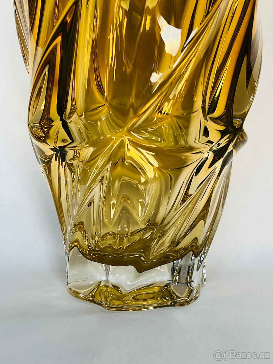 Křišťálová váza Flamenco 29 cm Bohemia Treasury - 5