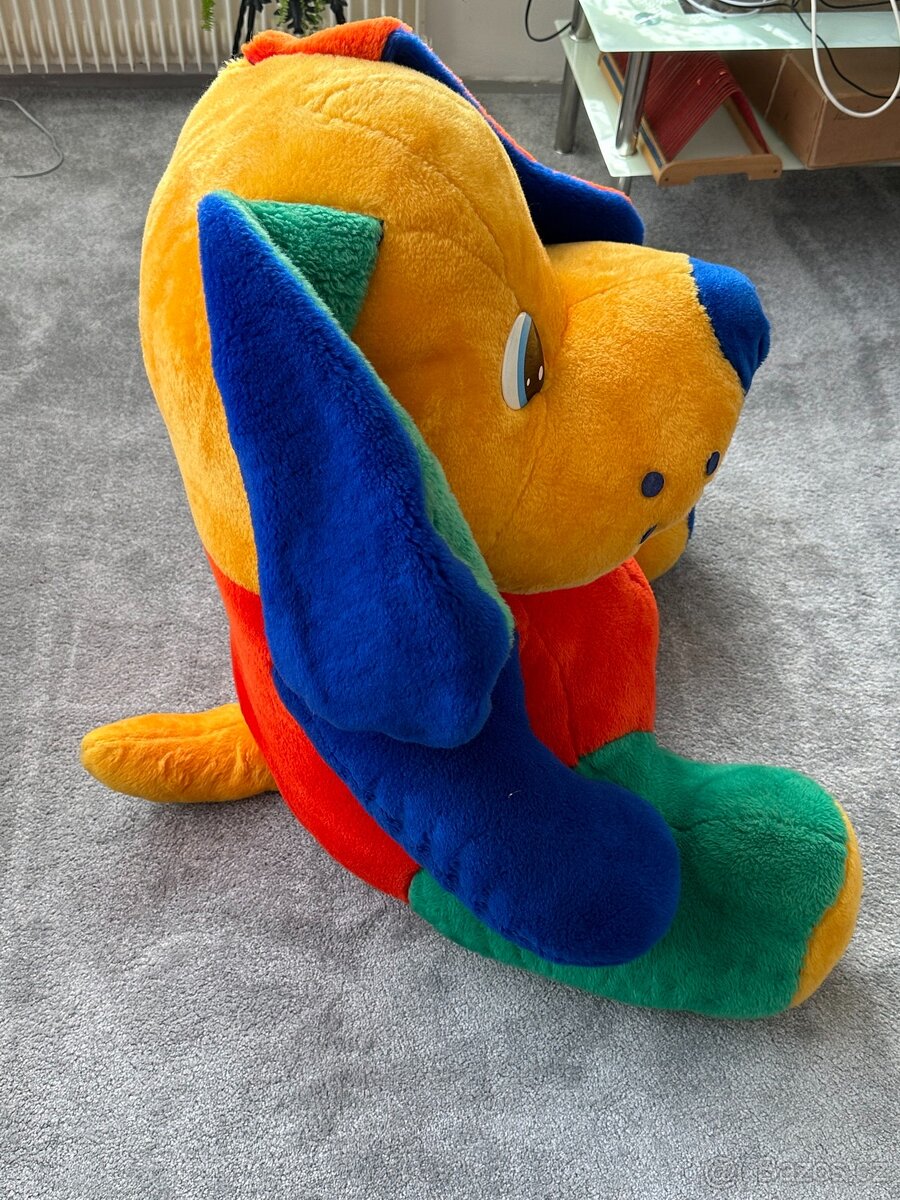 Metrový Mega Plyšák Maxi Pes Fík (V99, D90, H50) - 5