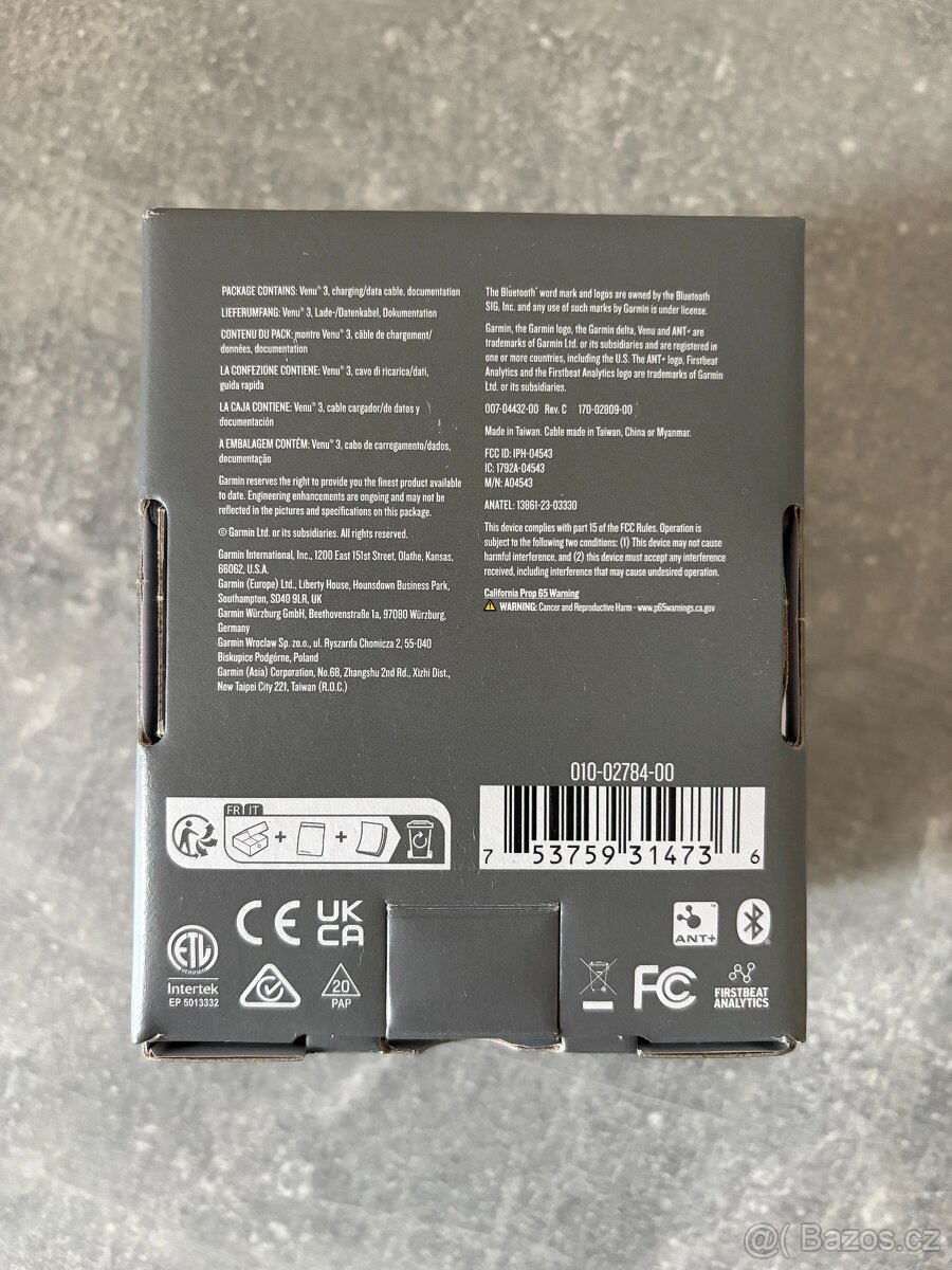 Garmin Venu 3 Silver/Whitestone Band - 5