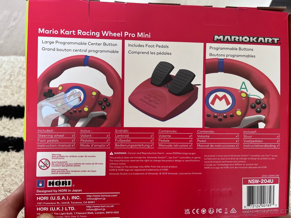 Mario Kart Racing Wheel Pro MINI (Switch - 5