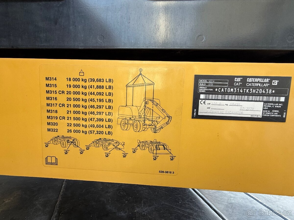 Caterpillar / Kolový bag / 2D / top stav / příslušenství - 5