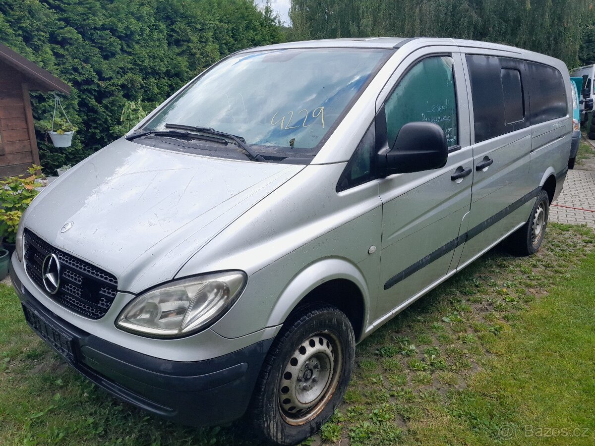 Dveře Mercedes Vito W639, rok. 2007, stříbrná 9744 - 5