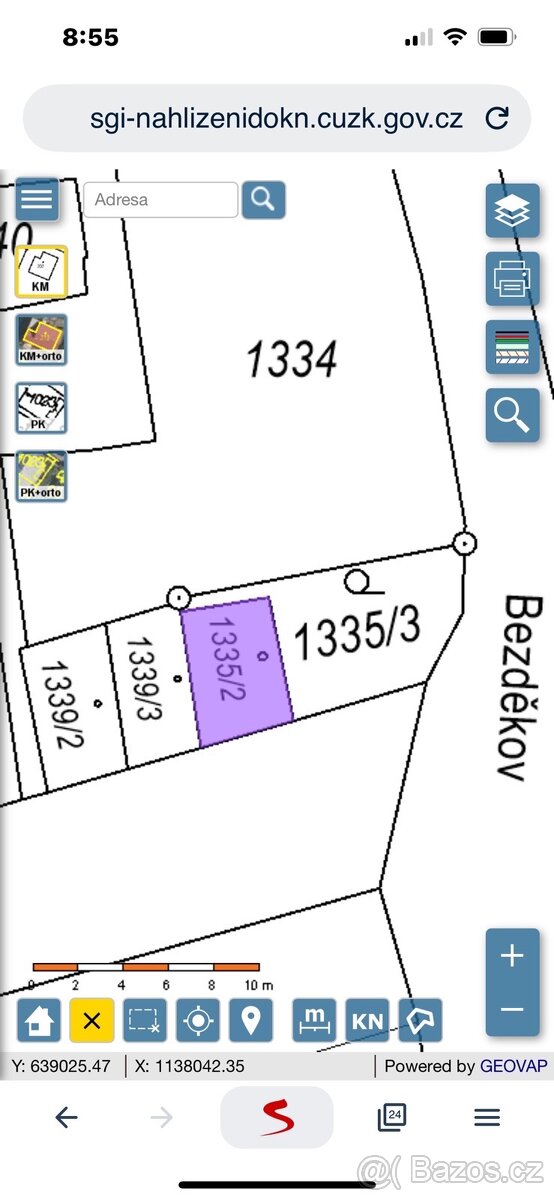 Garáž a pozemek Velke Meziříčí - 5