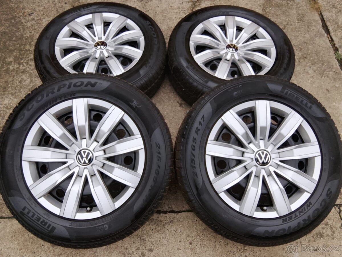 Originální zimní kola VW Tiguan, Škoda Kodiaq 5x112 R17 - 5