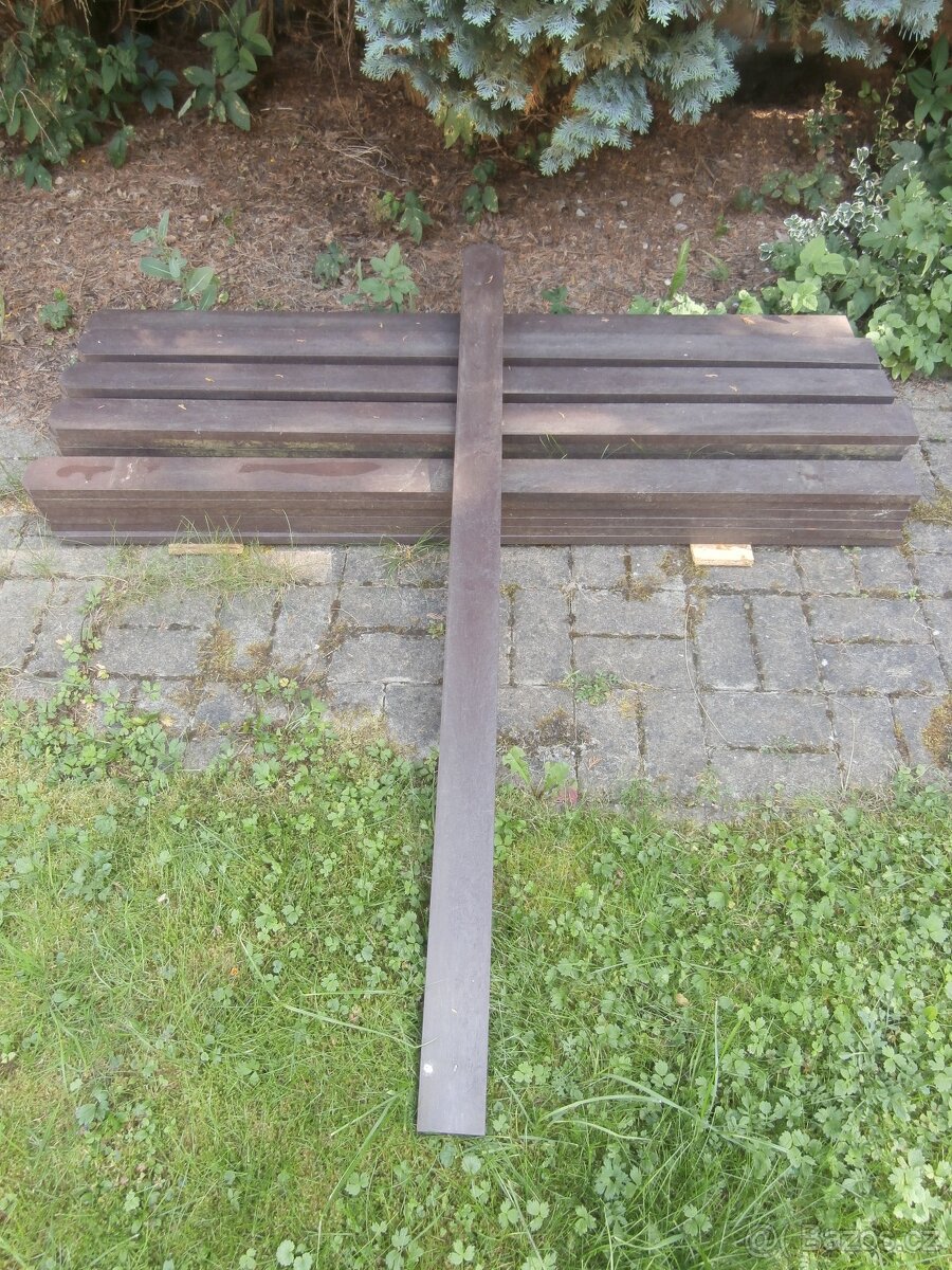 Prodám bránu, branku, plastové plaňky - 5