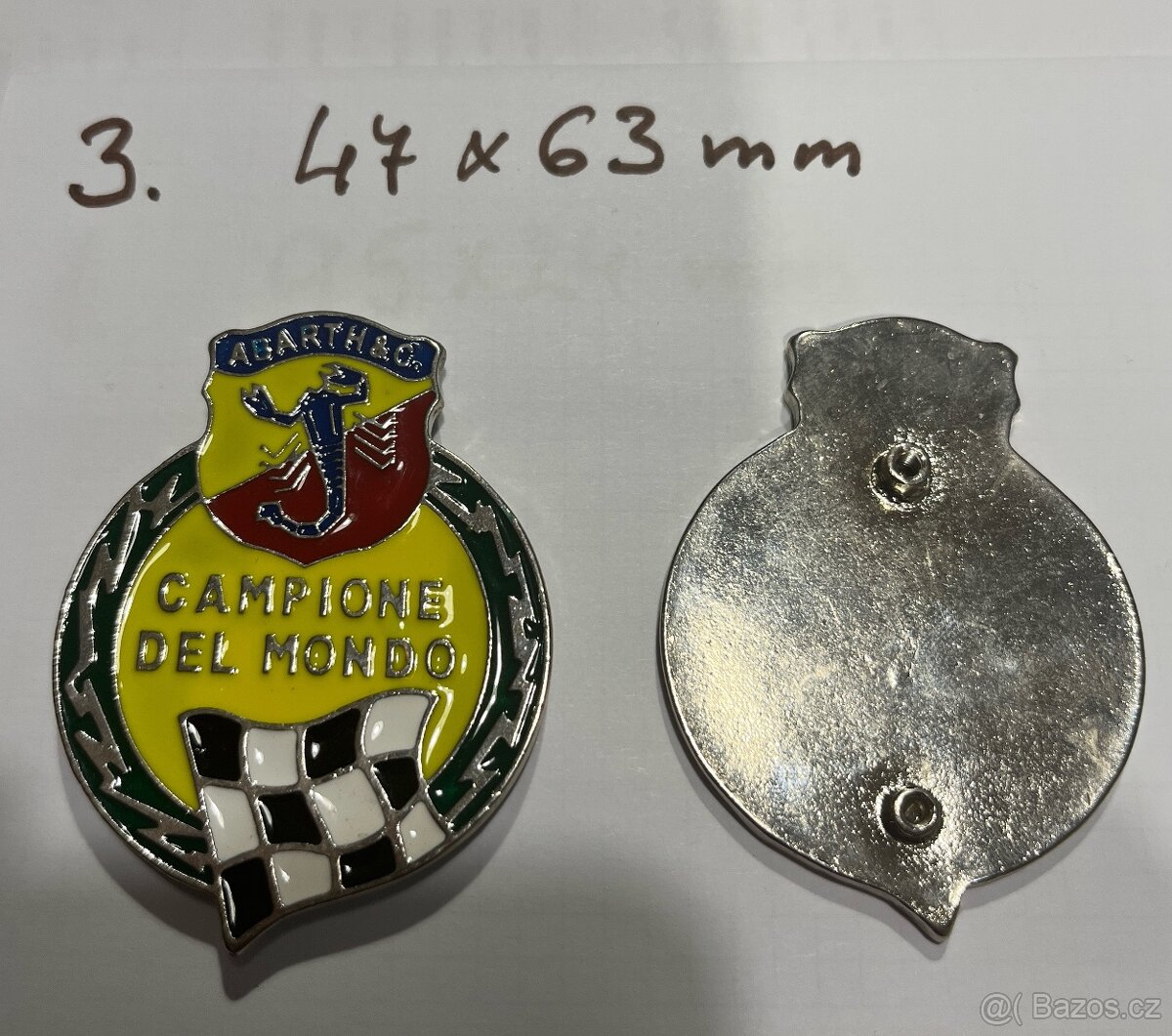 Fiat Abarth štítky - 5