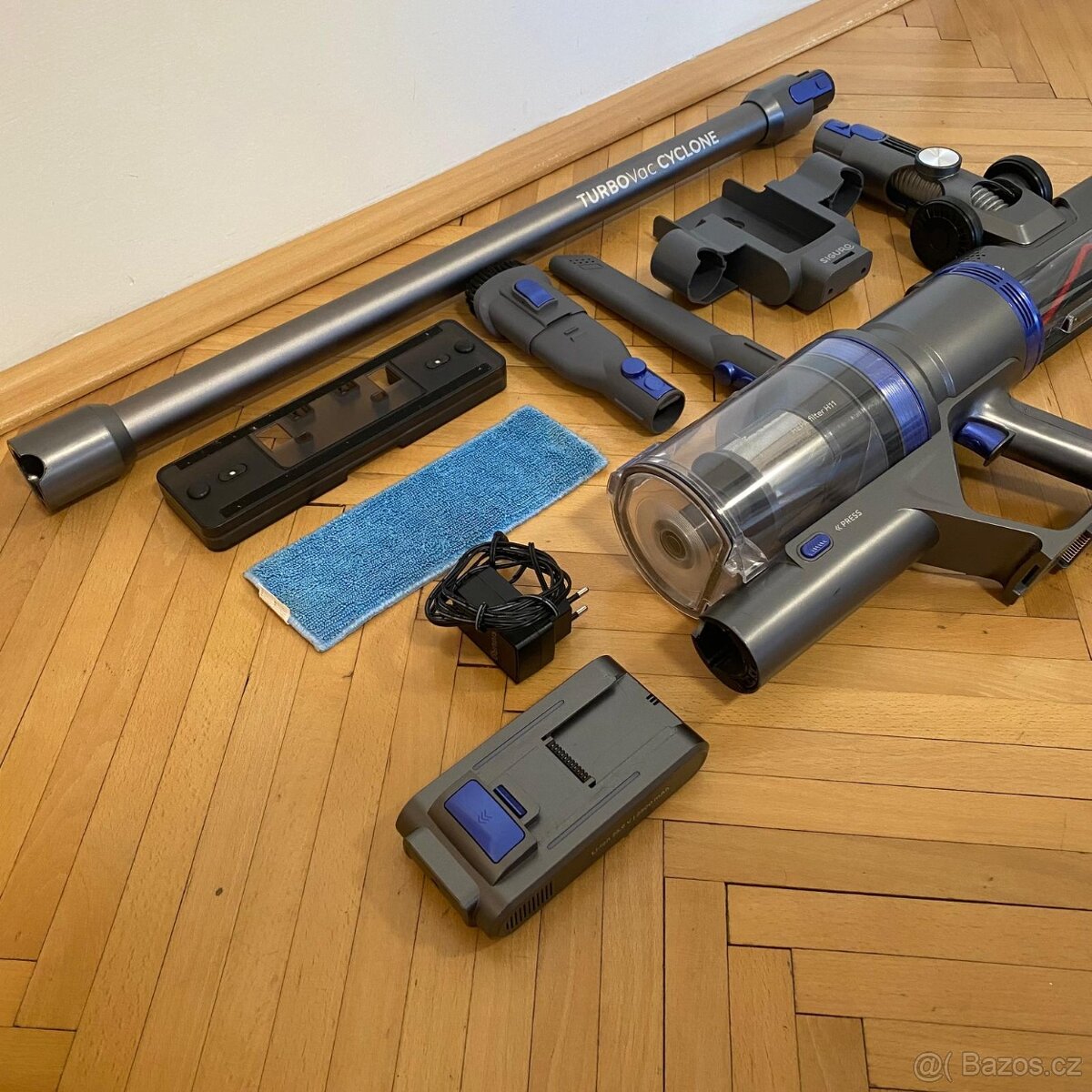 Tyčový vysavač Siguro VT‑H301B Turbo Vac Cyclone BLDC - 5