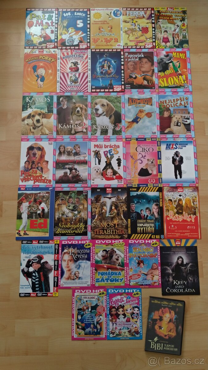 DVD filmy, dokumenty, pohádky a CD hudba original - 5