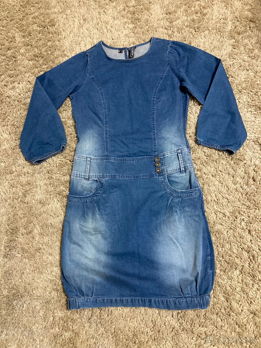 Riflové šaty RAINBOV vel.34 - 5