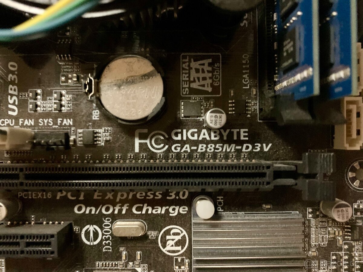 Gigabyte B85 s.1150+Intel i5-4590 4x3.3-3.7Ghz+16GB 1600Mhz - 5