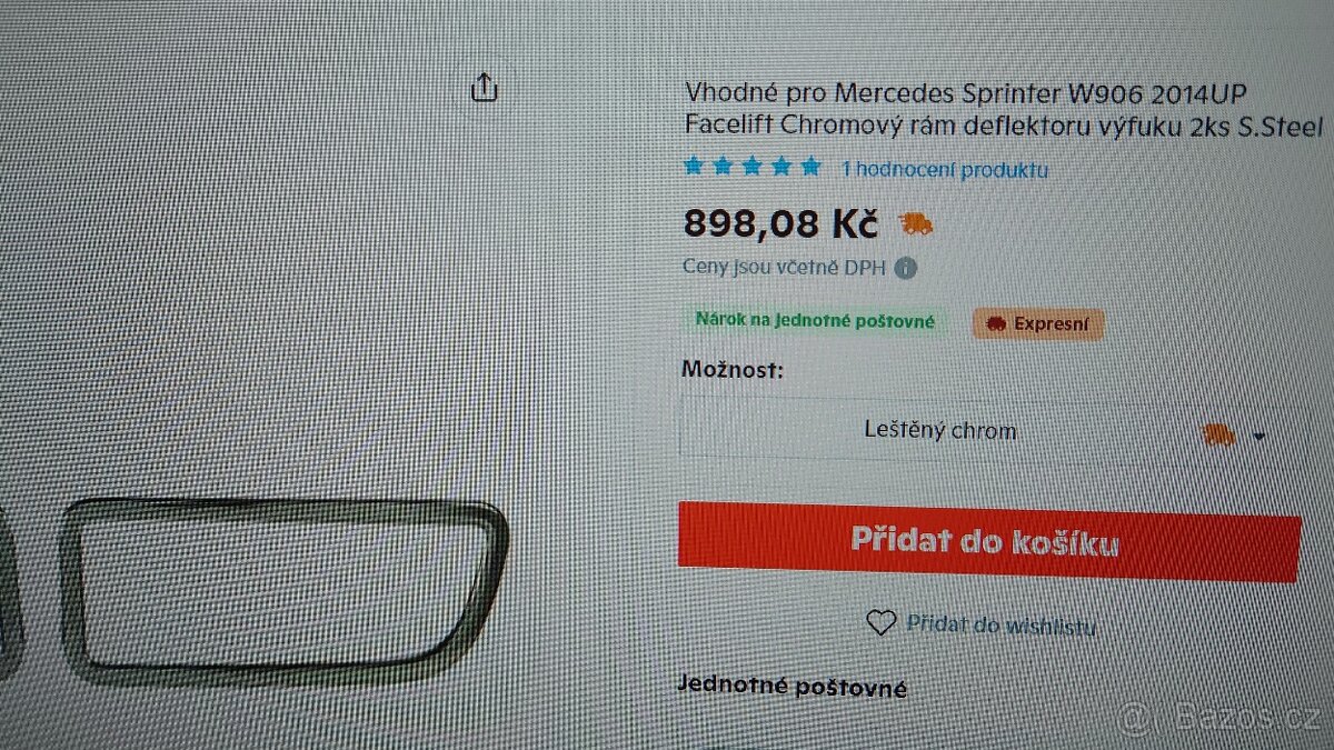 MBSprinter-Vw Crafter chromové rámečky - 5