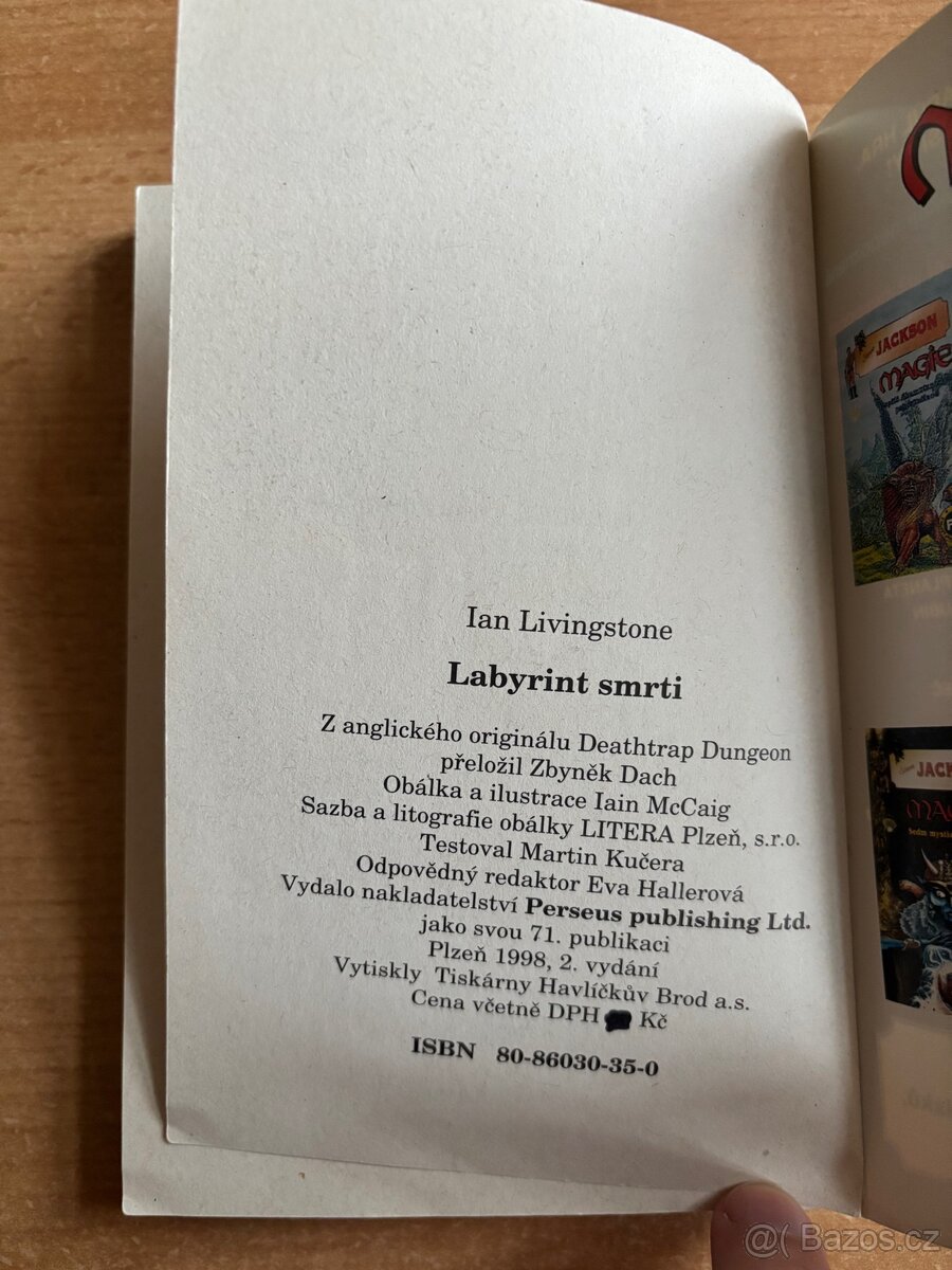 Gamebook - Labyrint Smrti - 5