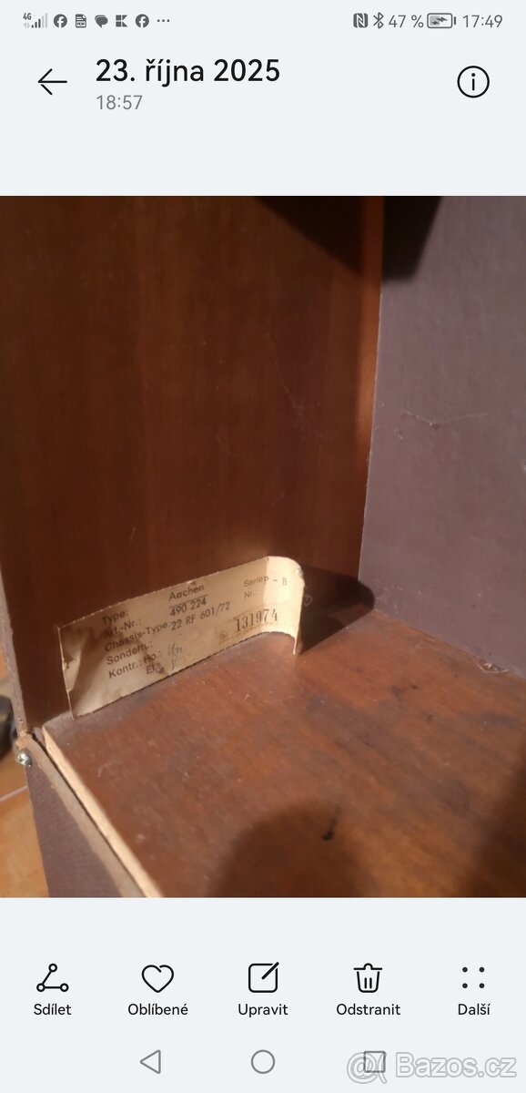 Elektronkové rádio ve skříňce - 5