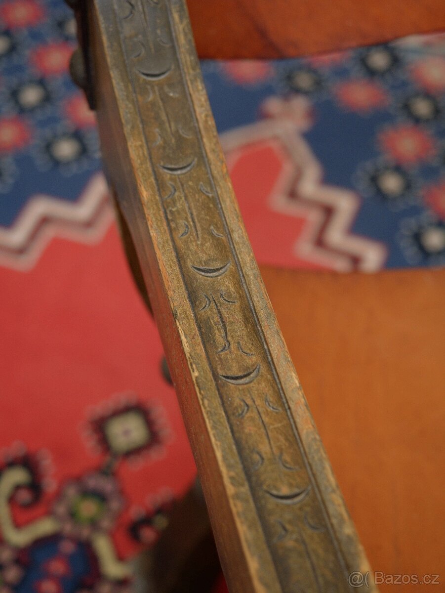 Starožitné křeslo Dagobert - 5