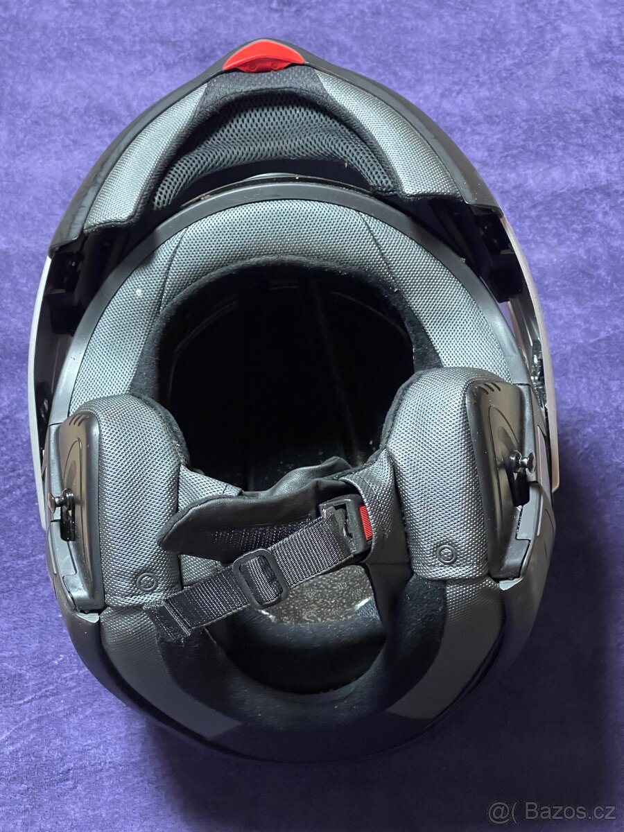 BMW System 5 výklopná helma – šedá - 5