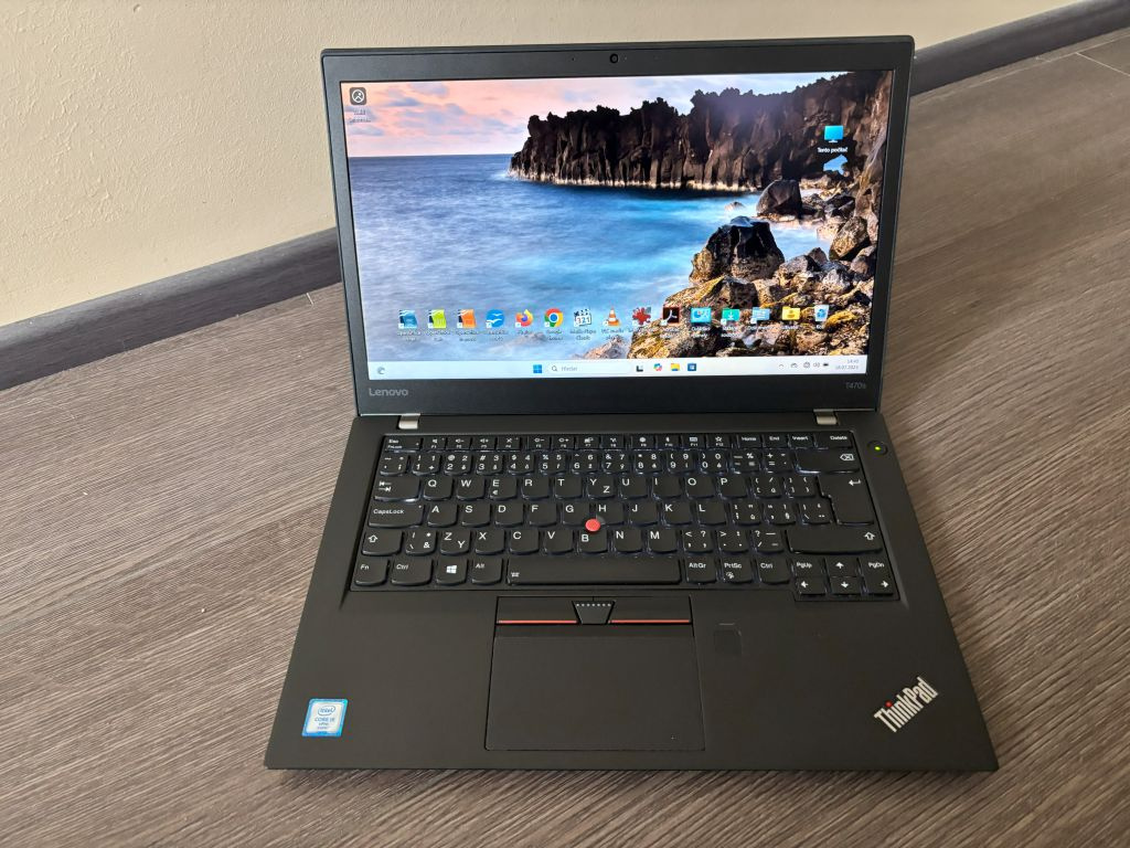 Notebook ThinkPad T470s–CPUi5/RAM20GB/SSD1TB/14"DOTY/WIN11 - 5