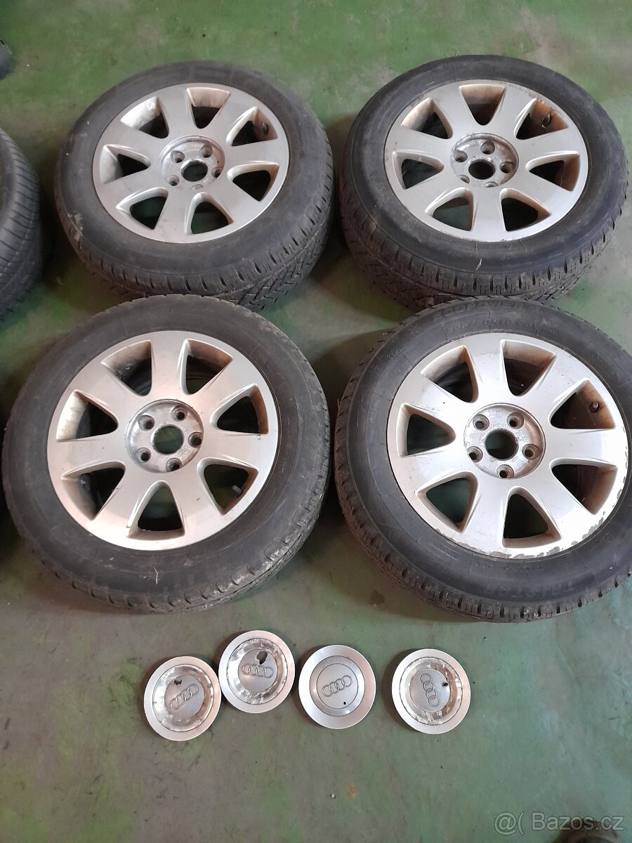 Audi kola 16" + zimní pneu 205/60 R16 - 5
