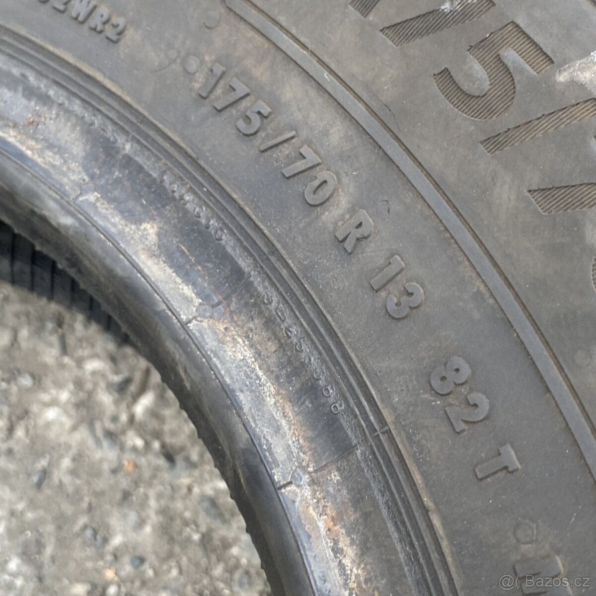 Zimní pneu 175/70 R13 82T Barum 7,5mm - 5