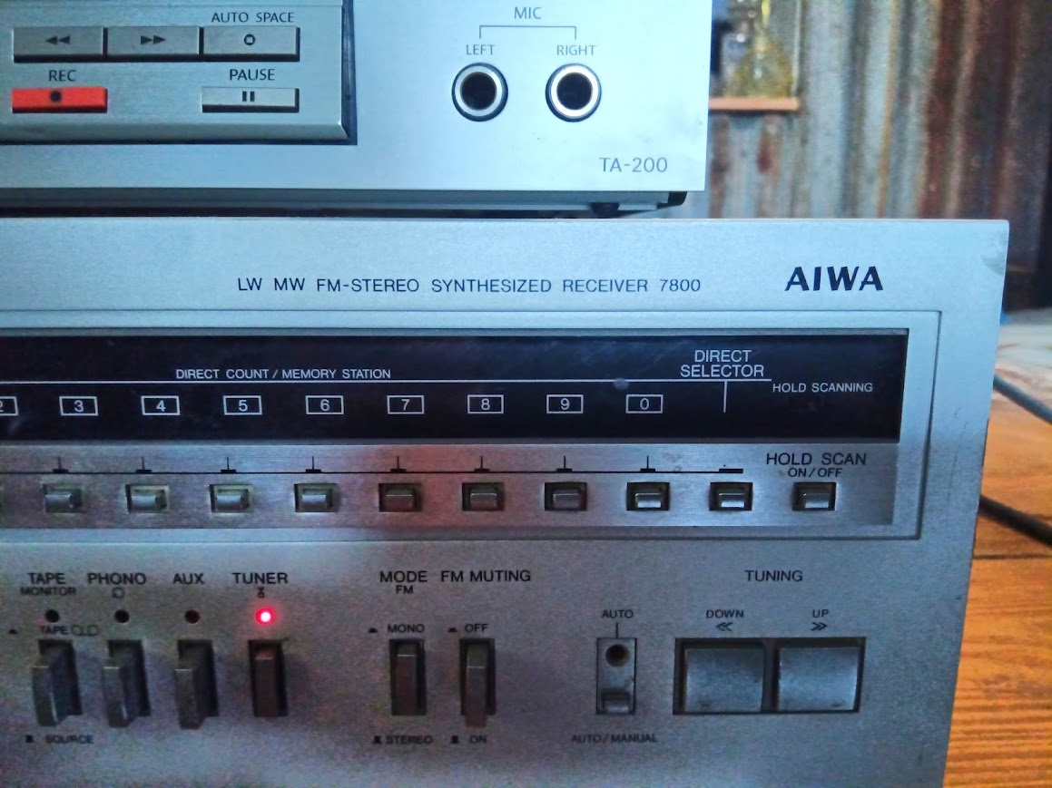 Aiwa AX 7800 Stereo Syntesizer Receiver - 5