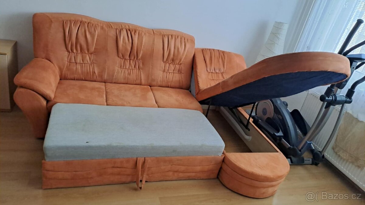 Rozkládací sedačka & křeslo - 5