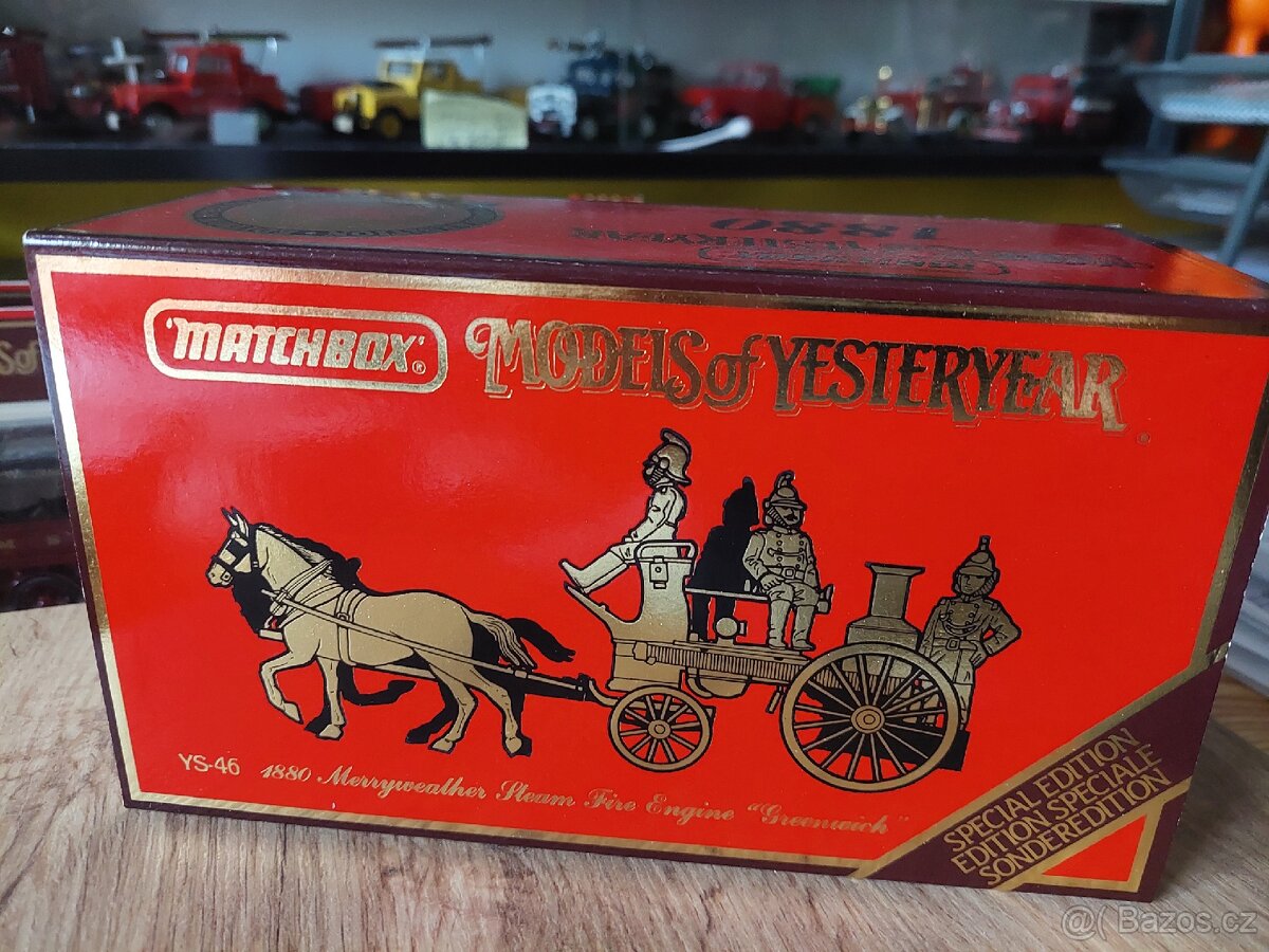 Matchbox yesteryear YS46 MERRYWEATHER STEAM FIRE ENGINE - 5