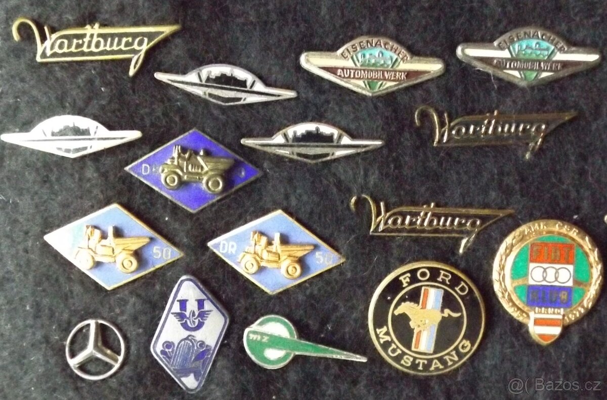 odznaky - různé druhy, sport, armáda, auto moto i jiné - 5