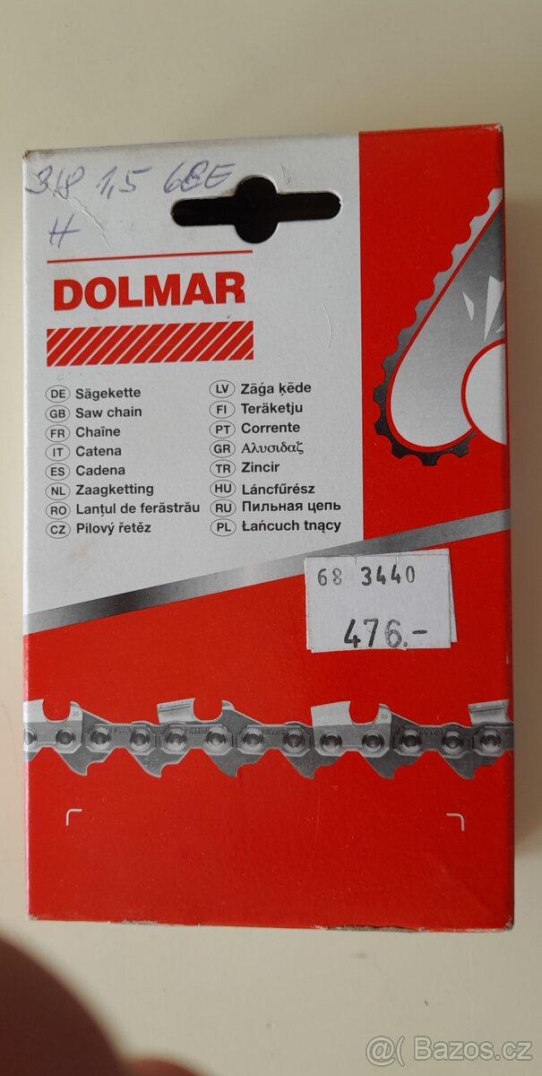 NOVÉ ŘETĚZY K MOTOROVÝM A ELEKTRICKÝM PILÁM, ŘETEZOVÁ LIŠTA. - 5