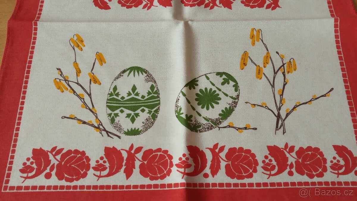 VELIKONOČNÍ DEČKA, PROSTÍRÁNÍ HNĚDÉ, UBRUSY, RUČNÍKY, DEČKY - 5