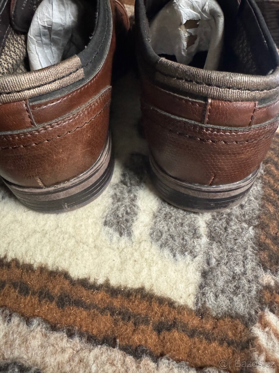 Hnědé polobotky 42 - 5