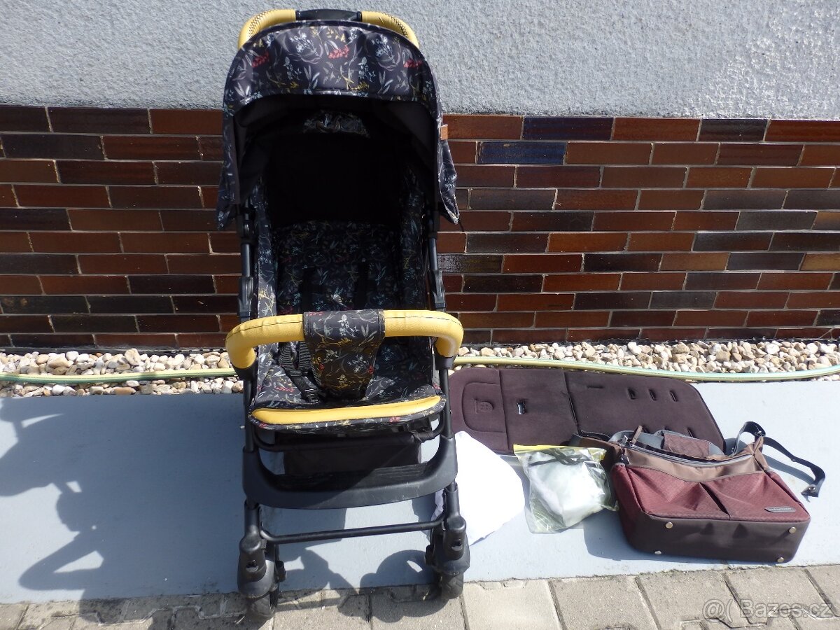 Sportovní kočárek PETITEaMARS+podložka, taška,pláštěnka,síťk - 5