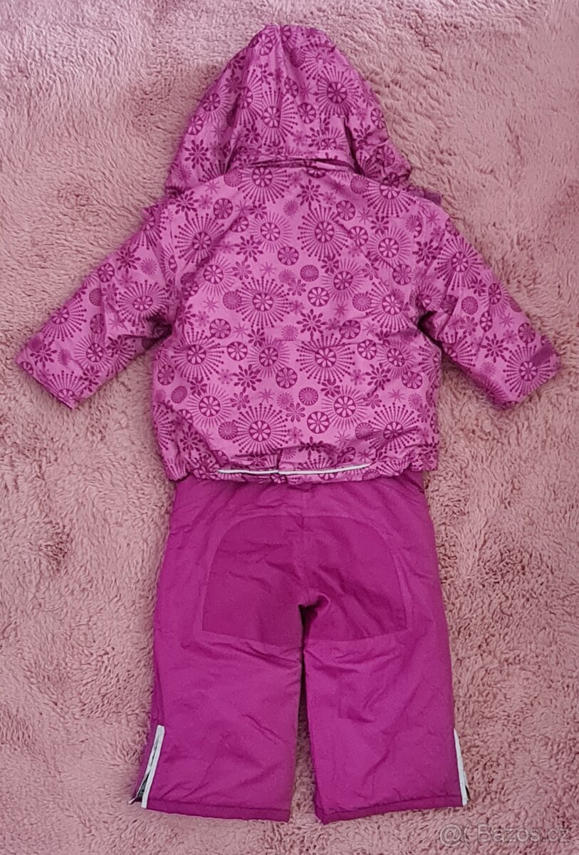 dívčí zimní kombinéza Tchibo vel. 86/92 + zdarma čepice - 5