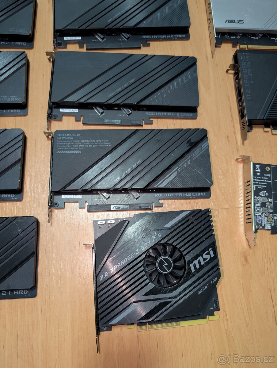 Rozširovacie karty ASUS ROG MSI rôzne druhy - 5