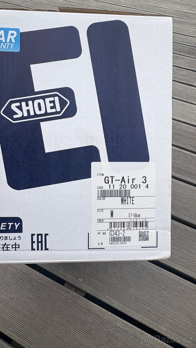 integralní přilba Shoei GT-AIR 3 white vel.M - 5