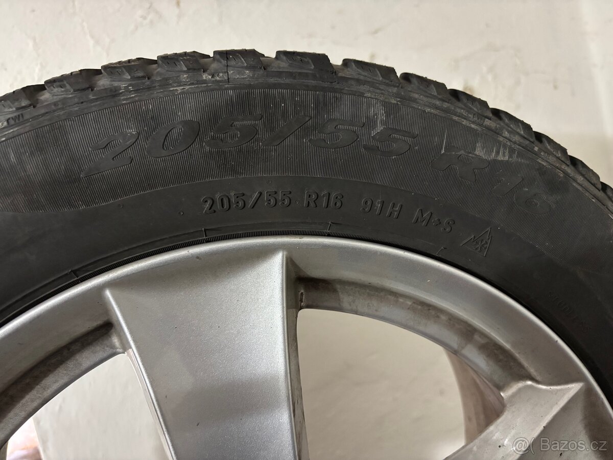 R16 5x112 205/55/r16 zimní pirelli kola dezent - 5