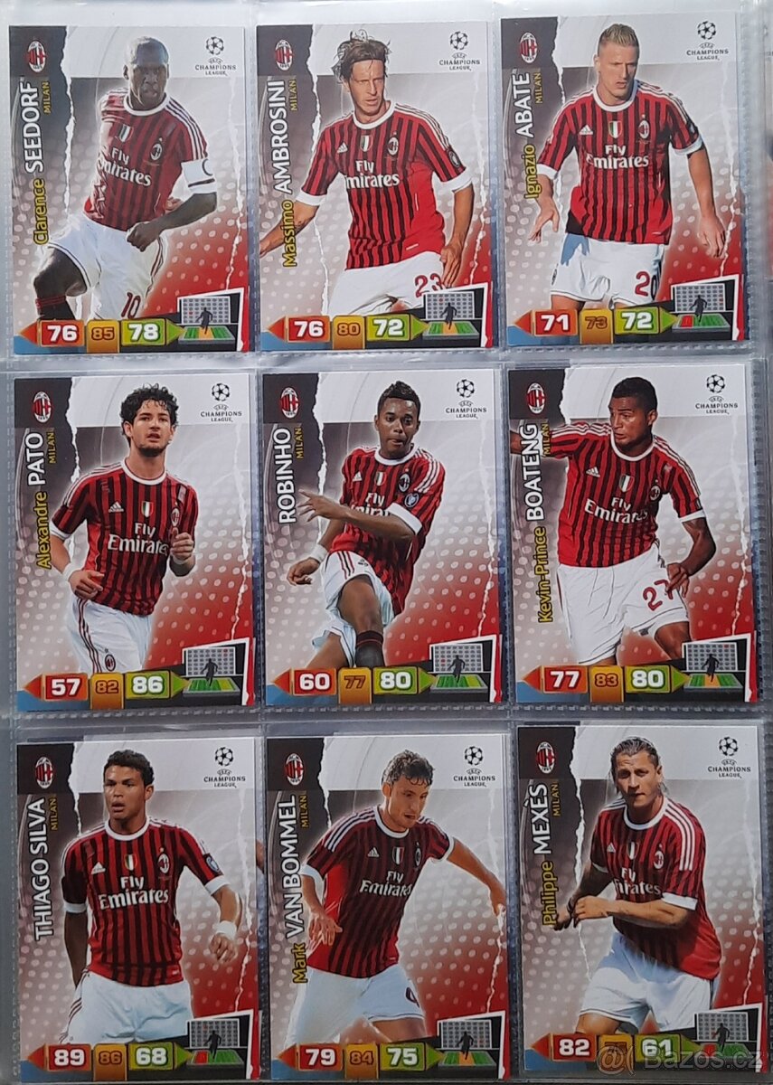 fotbalové kartičky UEFA CHAMPIONS LEAGUE 2011/2012 XL ADRENA - 5