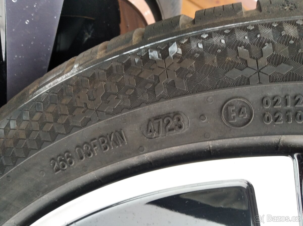 Zimní kompletní kola Passat B9 235/45 R18 s pneu Continental - 5