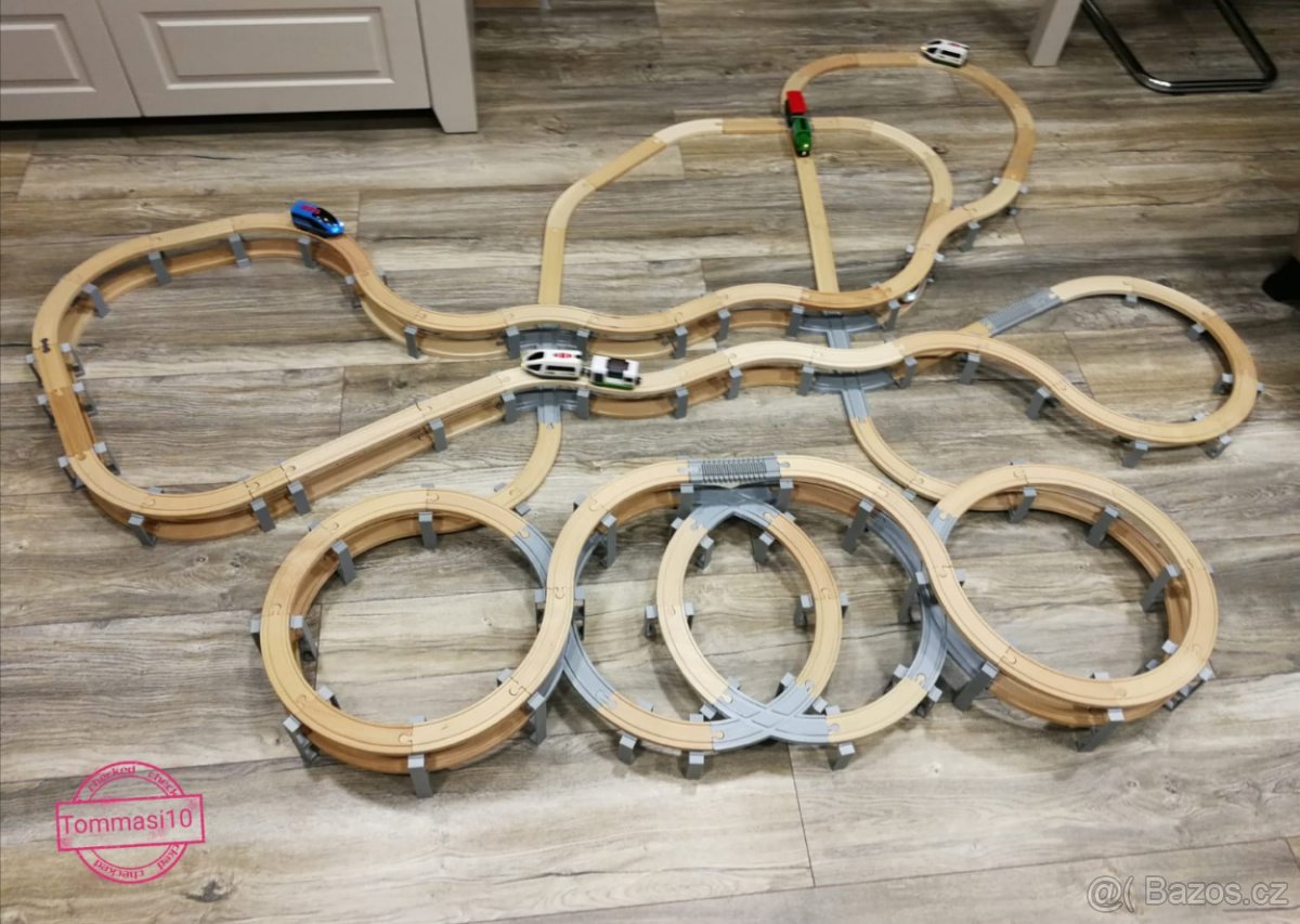 Vláčkodráha - speciální křížení Brio Lidl Ikea - 5