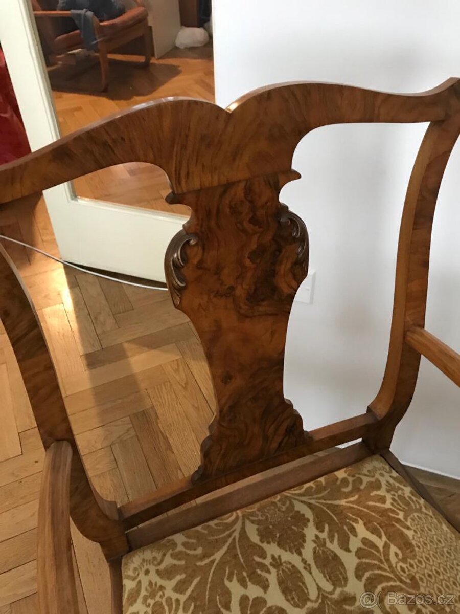 Starožitné křeslo 4ks - 5