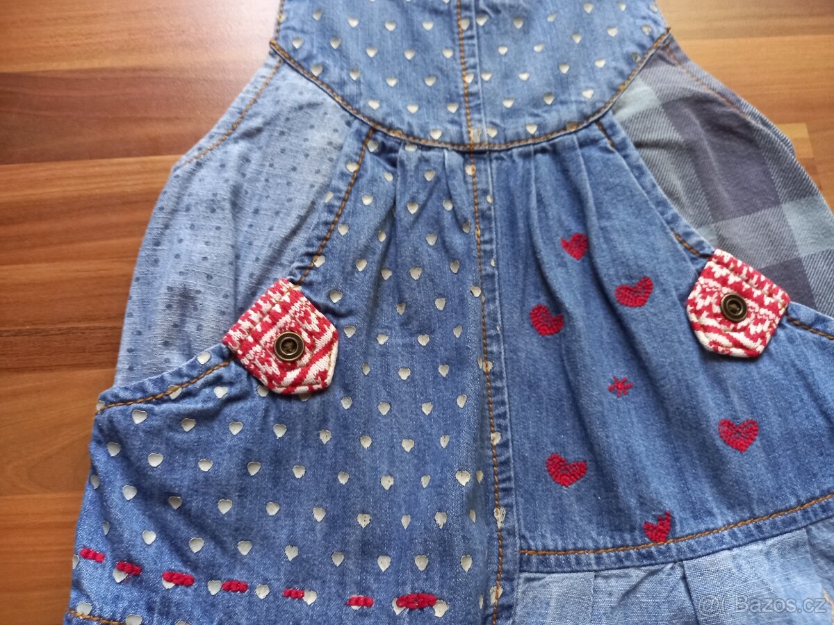 Dzinove šaty Next vel. 92 - 5