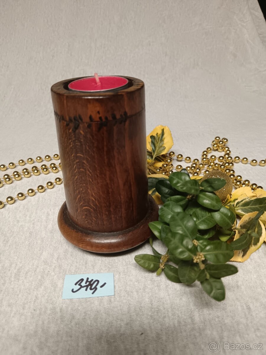 Dřevěné svícny - 5